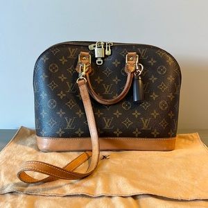 Louis Vuitton Alma with Strap, Padlock and Dustbag